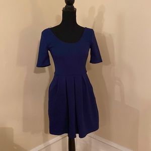 *Lush* blue skater dress